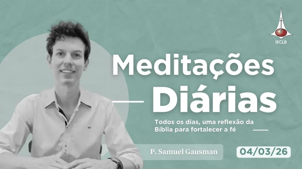 Capa do Video de Meditação Diária