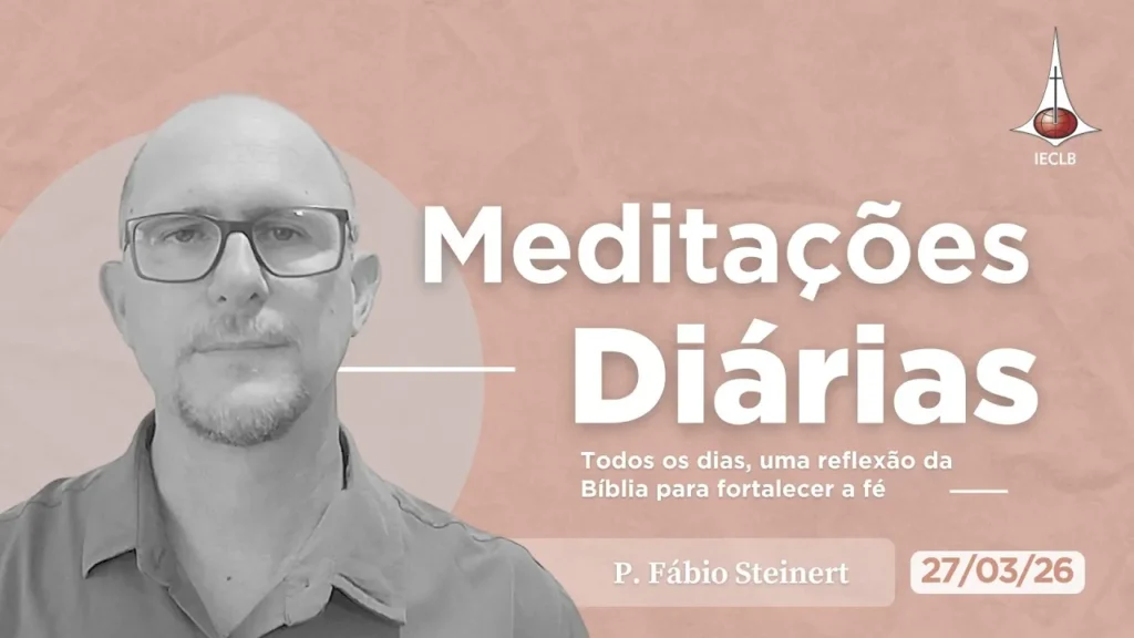 Capa do Video de Meditação Diária