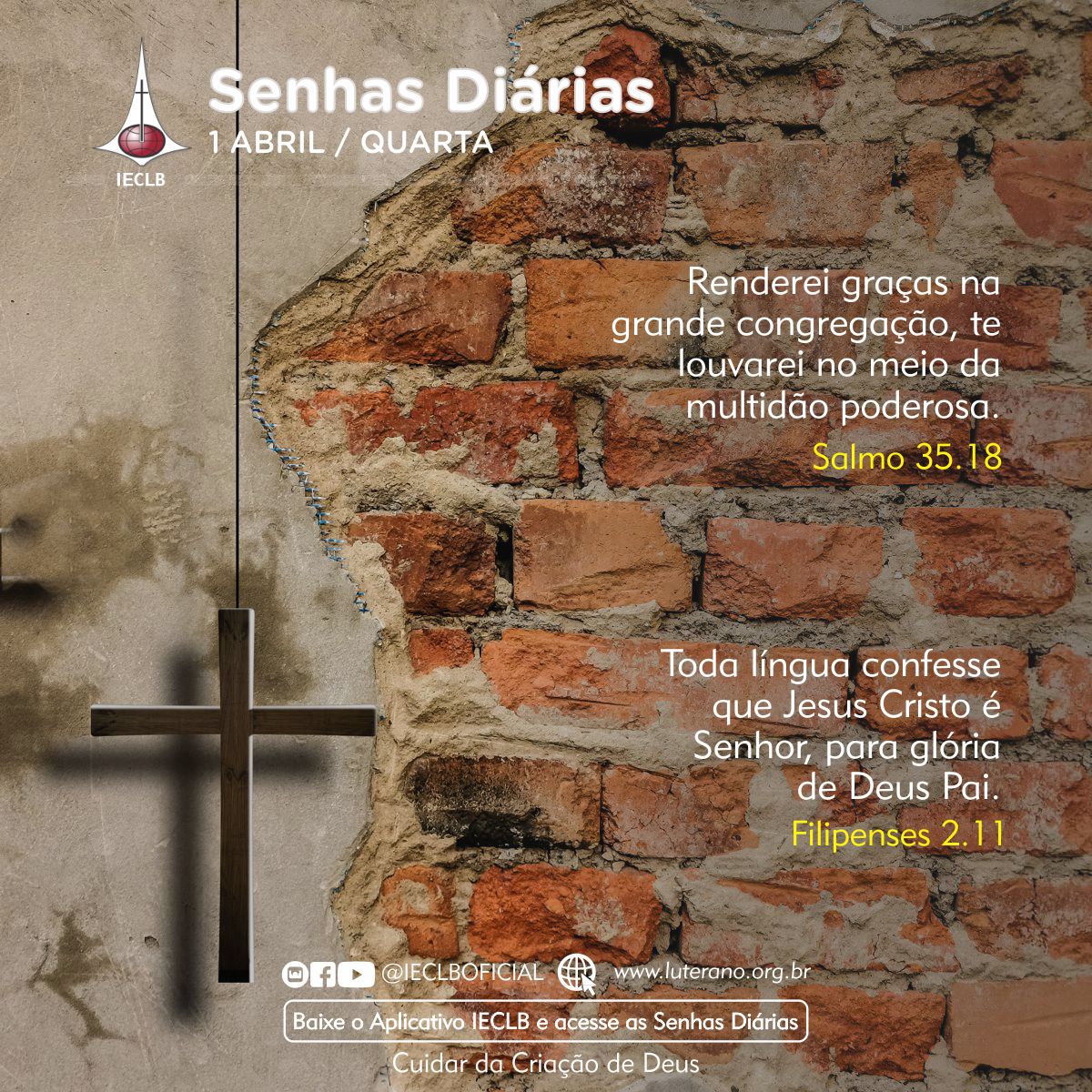 Senhas Diárias 01 04 2026