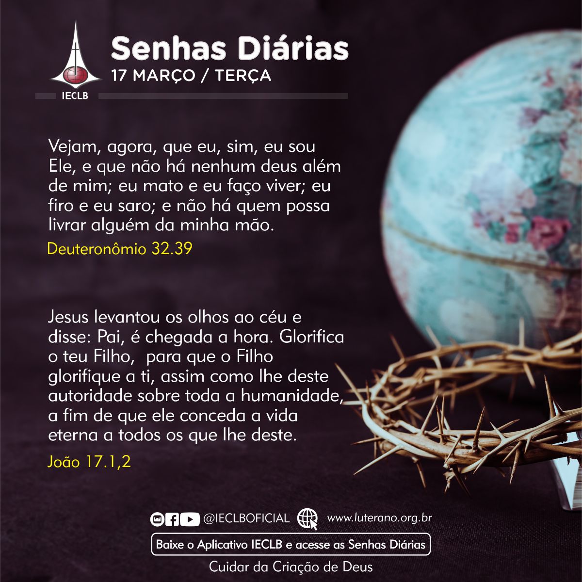 Senhas Diárias 17 03 2026