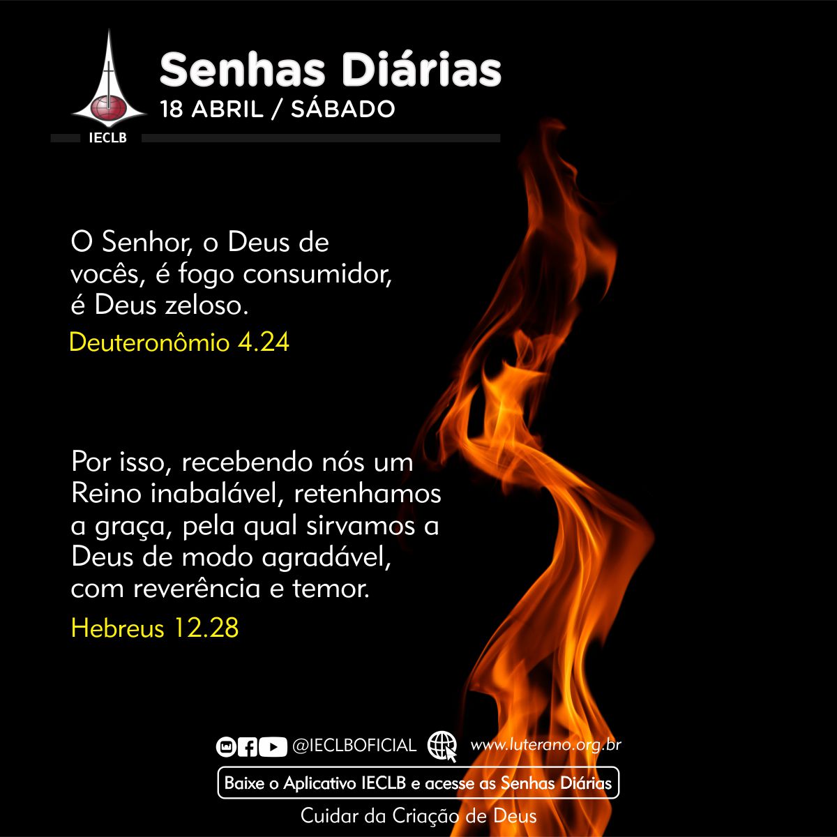 Senhas Diárias 18 04 2026