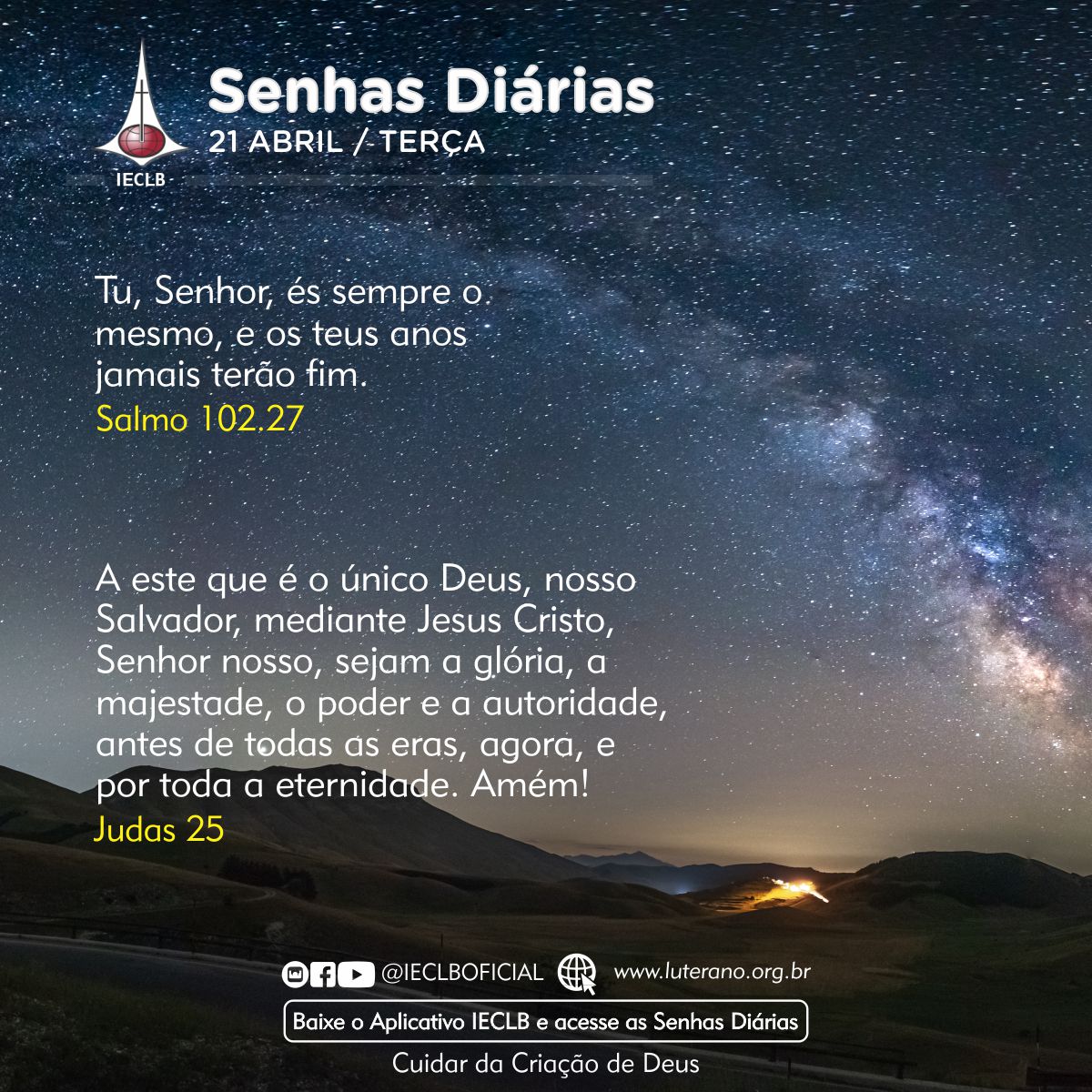 Senhas Diárias 21 04 2026