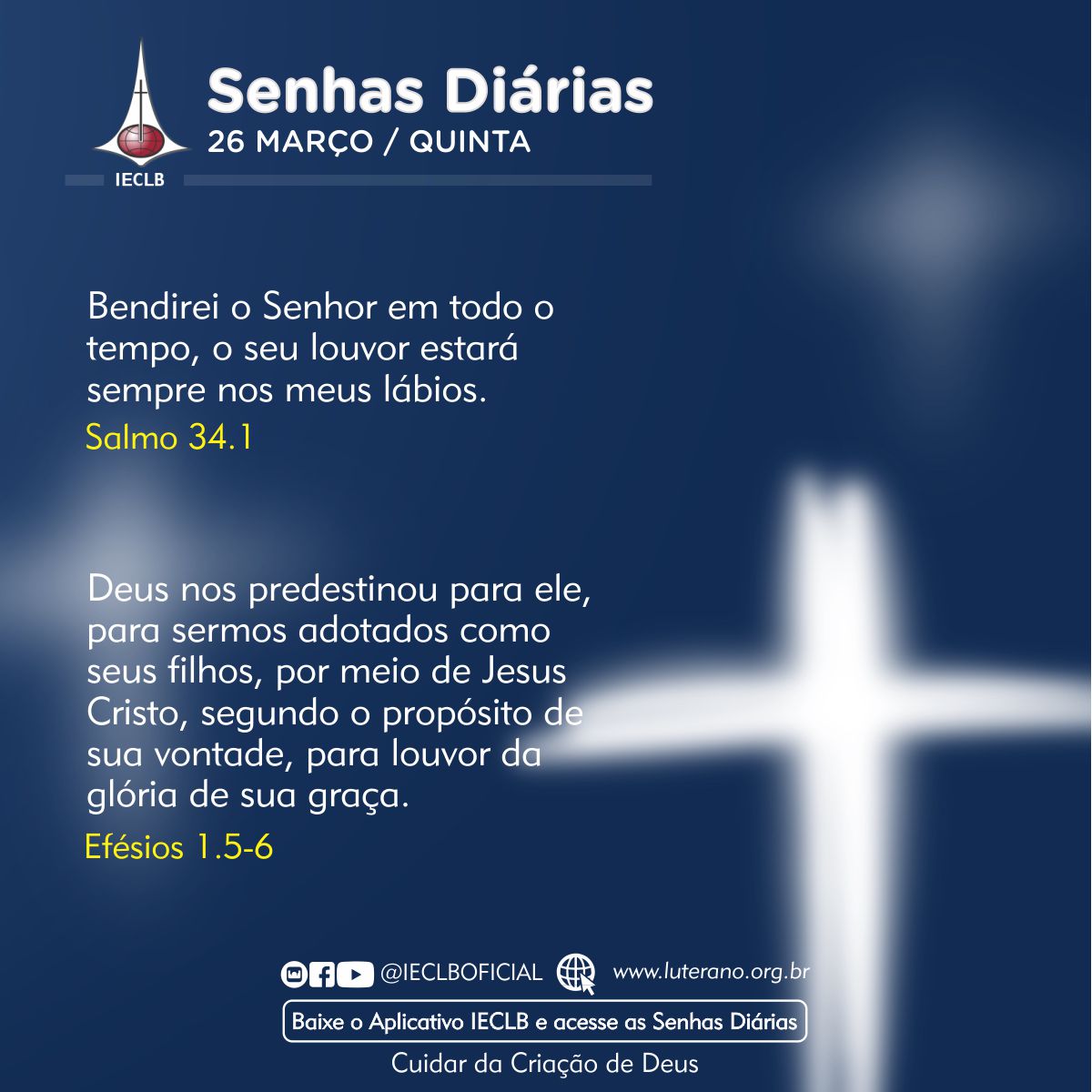 Senhas Diárias 26 03 2026