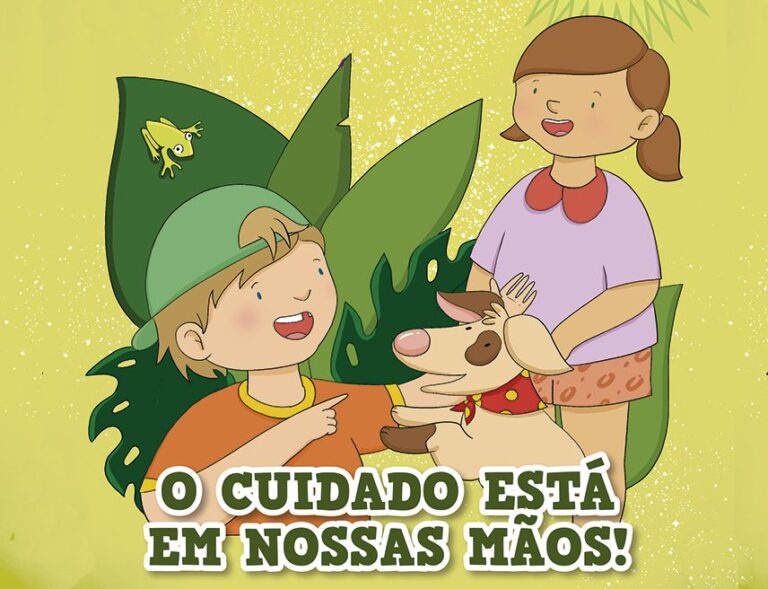 O cuidado está em nossas mãos - amigo das crianças 123