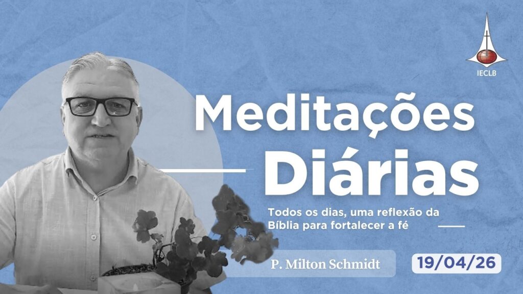Capa do Video de Meditação Diária