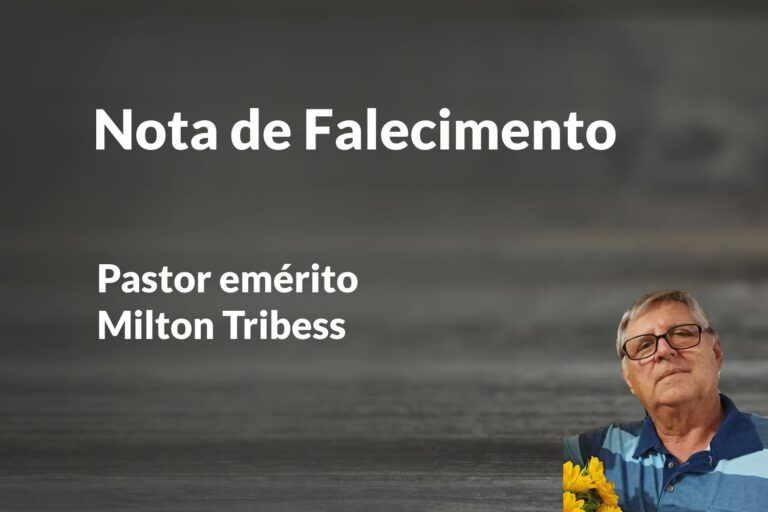 Falecimento Milton Tribess