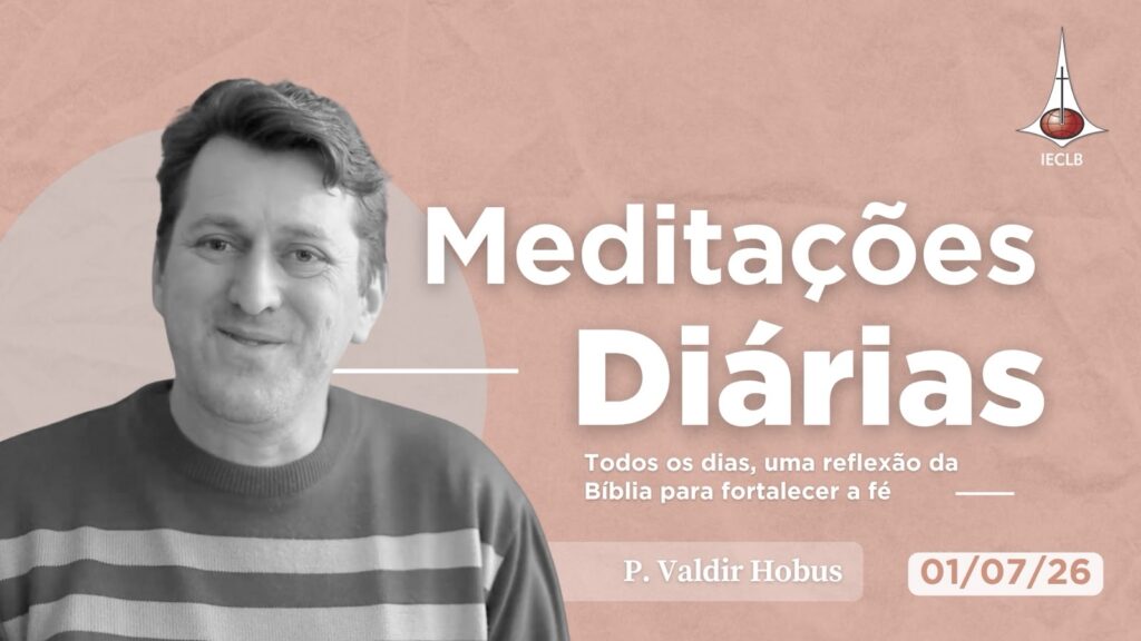 Capa do Video de Meditação Diária