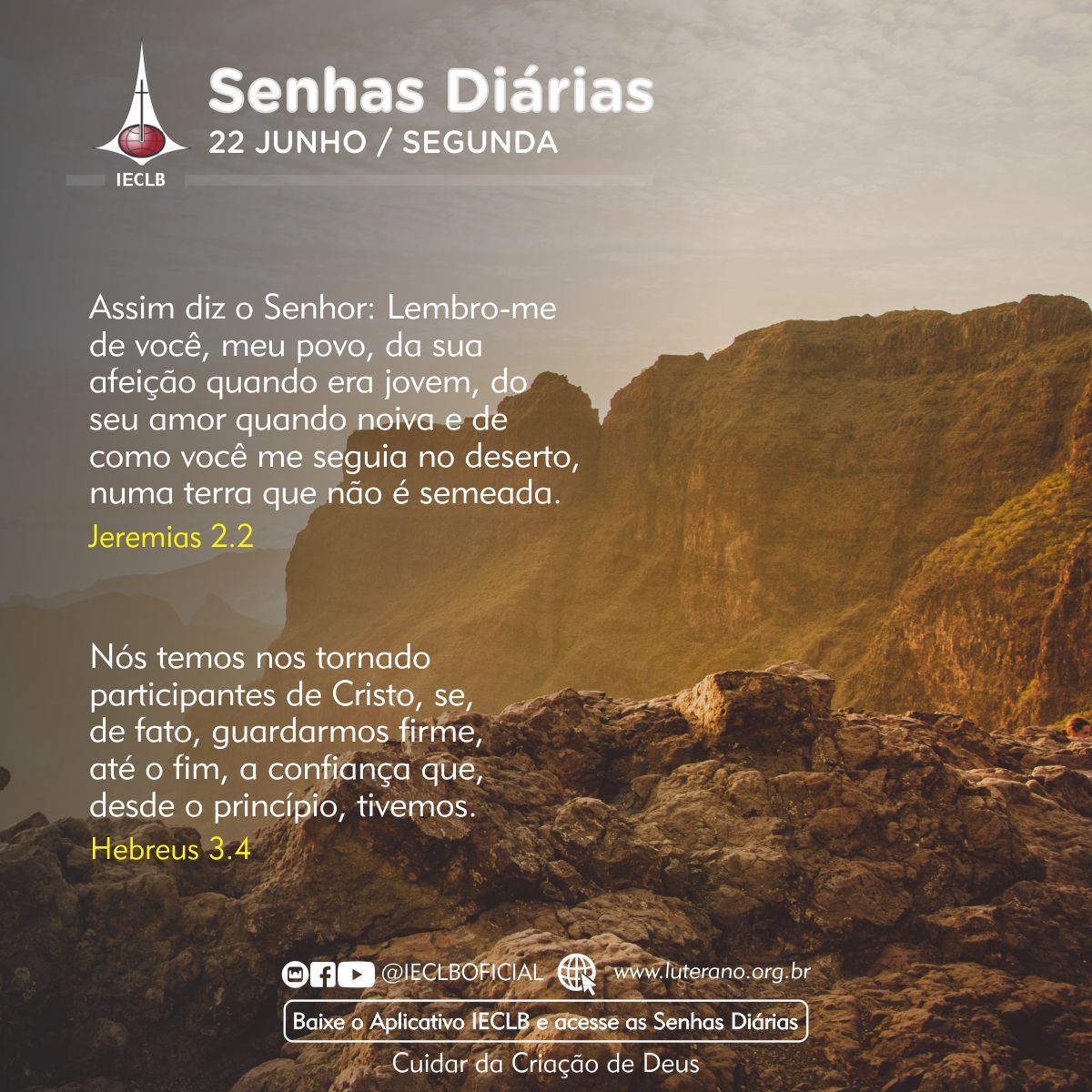 Senhas Diárias 22 06 2026