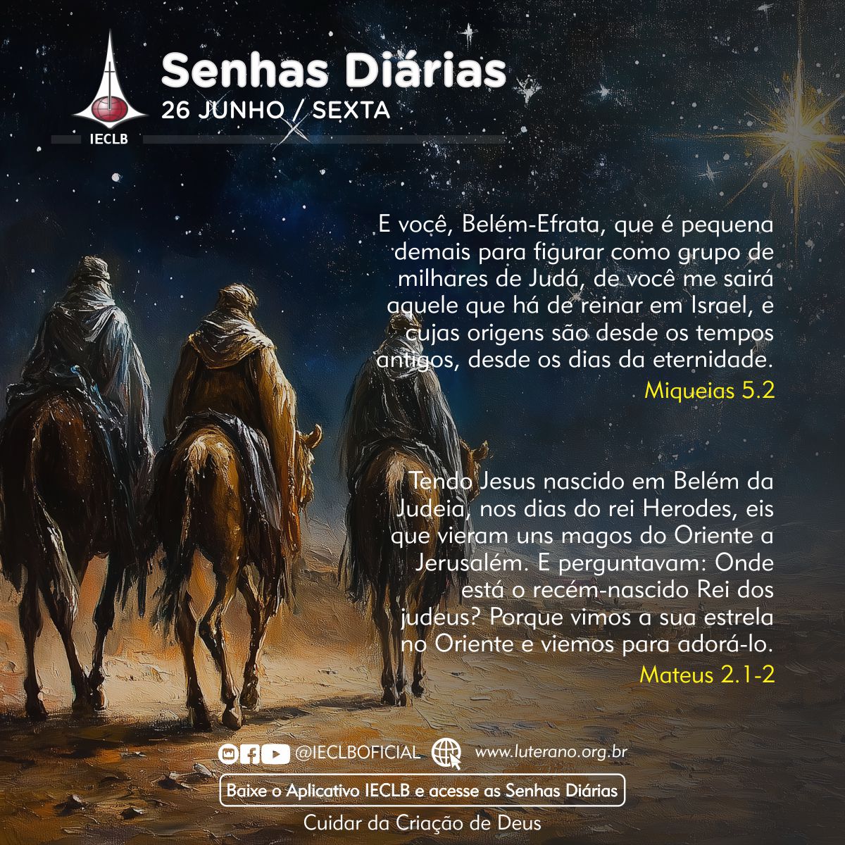 Senhas Diárias 26 06 2026