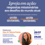 Aula aberta online – Igreja em Ação Respostas Missionárias aos Desafios do Mundo Atual