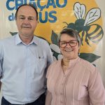 Na foto, P. Mário Maass e Pa. Ester Delene Wilke