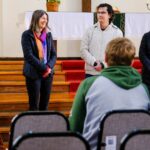 Juventude Evangélica e grupos de Ensino Confirmatório de São Lourenço do Sul visitam a Sede Nacional da IECLB (6)