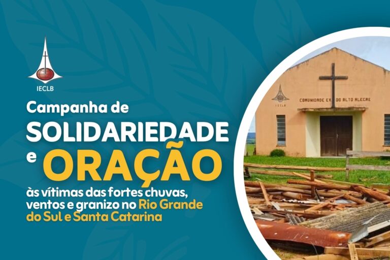 Campanha de solidariedade - vítimas das tempestades