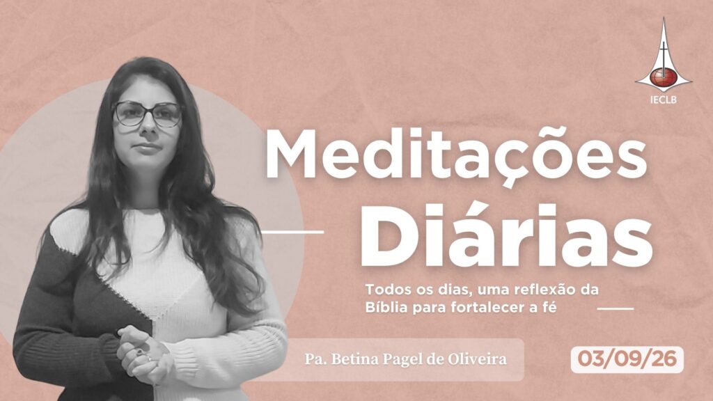 Capa do Video de Meditação Diária