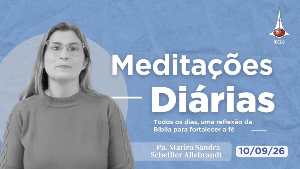Capa do Video de Meditação Diária