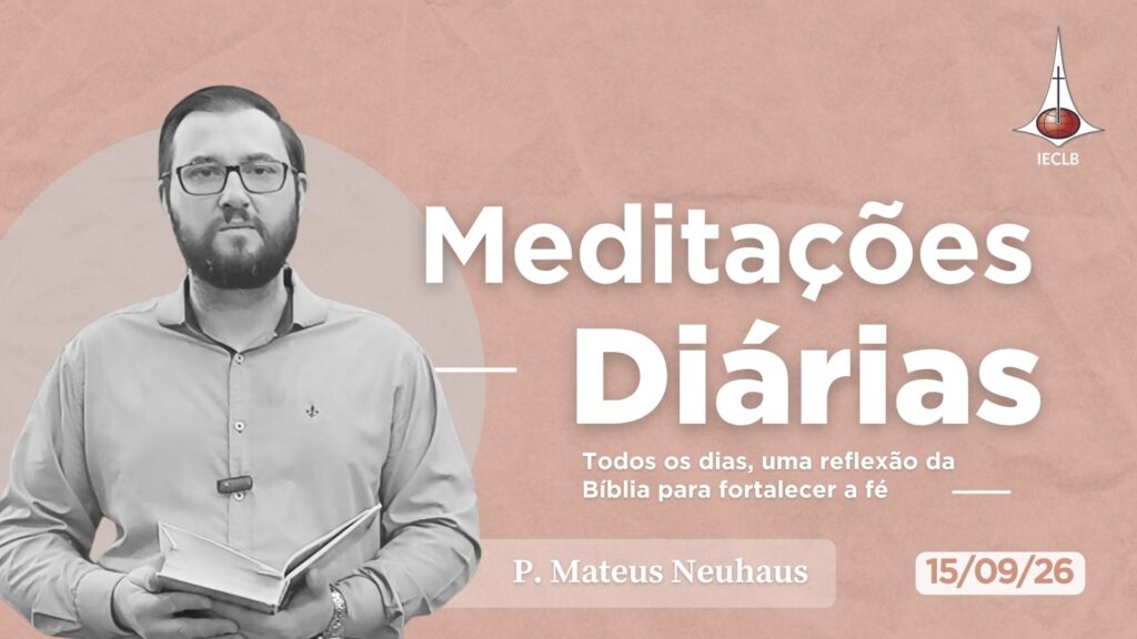 Capa do Video de Meditação Diária