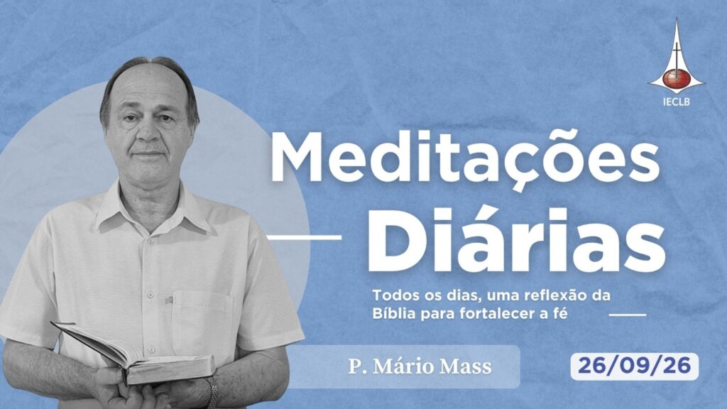 Capa do Video de Meditação Diária