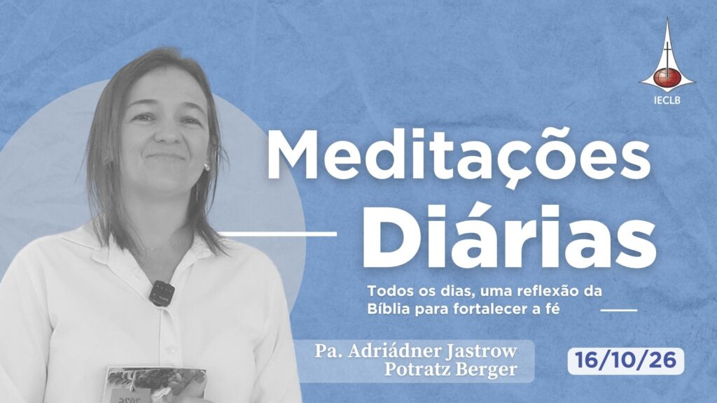 Capa do Video de Meditação Diária