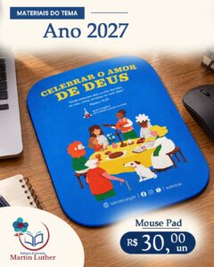 Mouse Pad Tema do Ano 2027