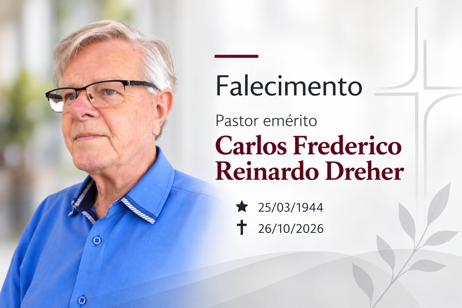 Pastor Carlos Frederico Reinardo Dreher