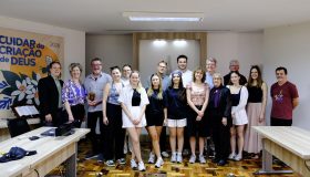 Visita estudantes de Teologia da Alemanha