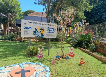 Árvore de Páscoa Comunidade Martim Lutero