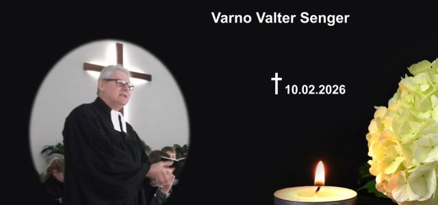 Falecimento do Pastor Varno Valter Senger