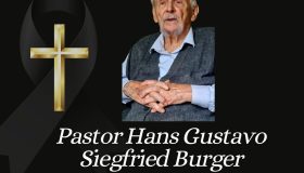 Falecimento Pastor Hans Burger