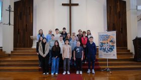 Jovens dos Sínodos Centro-Campanha Sul e Nordeste Gaúcho visitam a Sede Nacional da IECLB