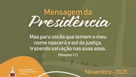 Mensagem da Presidência 2025 - Novembro