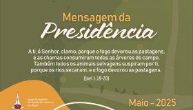 Mensagem da Presidência Maio 2025