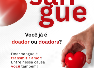 Post do instagram dia do doador voluntário de sangue moderno vermelho e branco